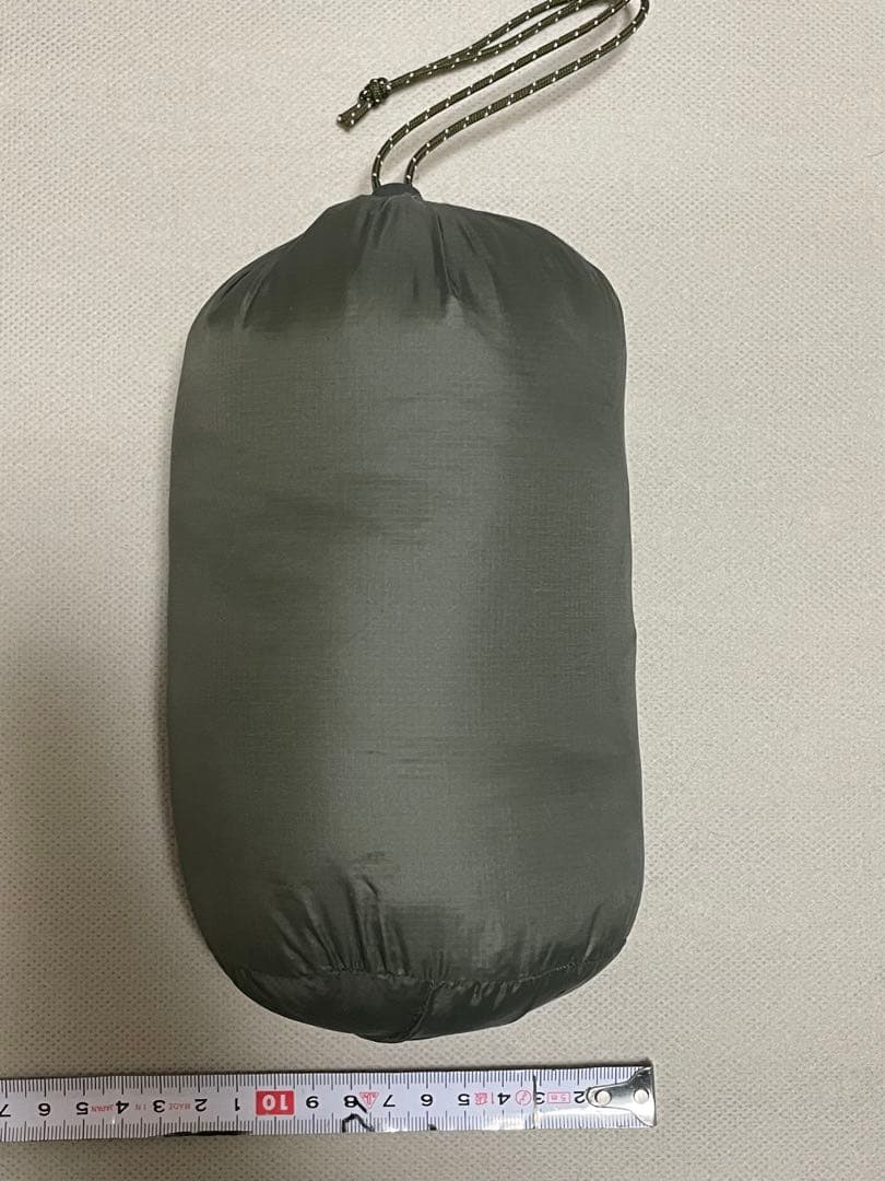 mont-bell ダウンジャケット メンズS オリーブグリーン　収納袋付き