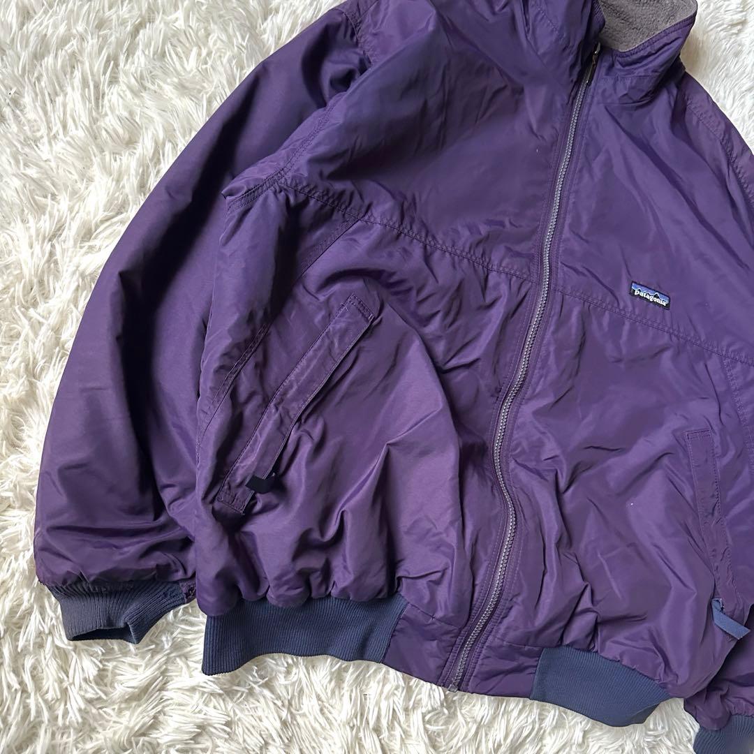 Patagonia シェルドシンチラ USA製 パープル 90s L 希少カラー