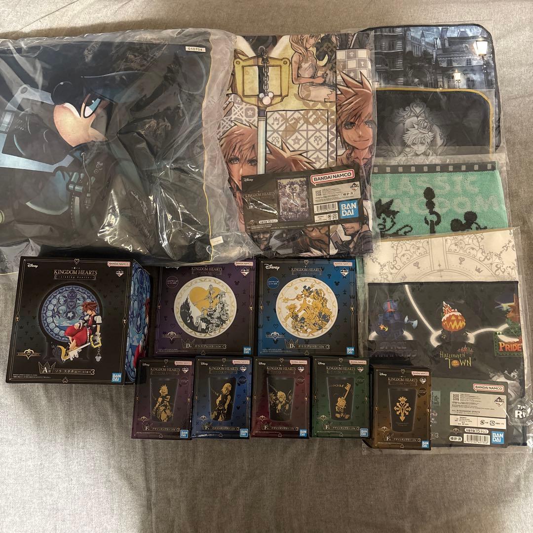 G賞付1番くじキングダムハーツ A賞 B賞 C賞 D賞 E賞 F賞 フルセット