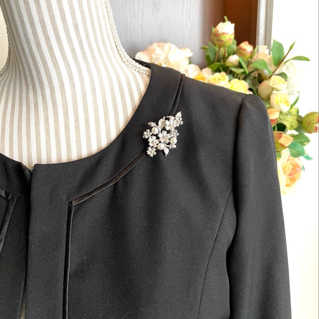 GINZA TANAKA パールブローチ　入学式　あこや真珠　検索用-ミキモト