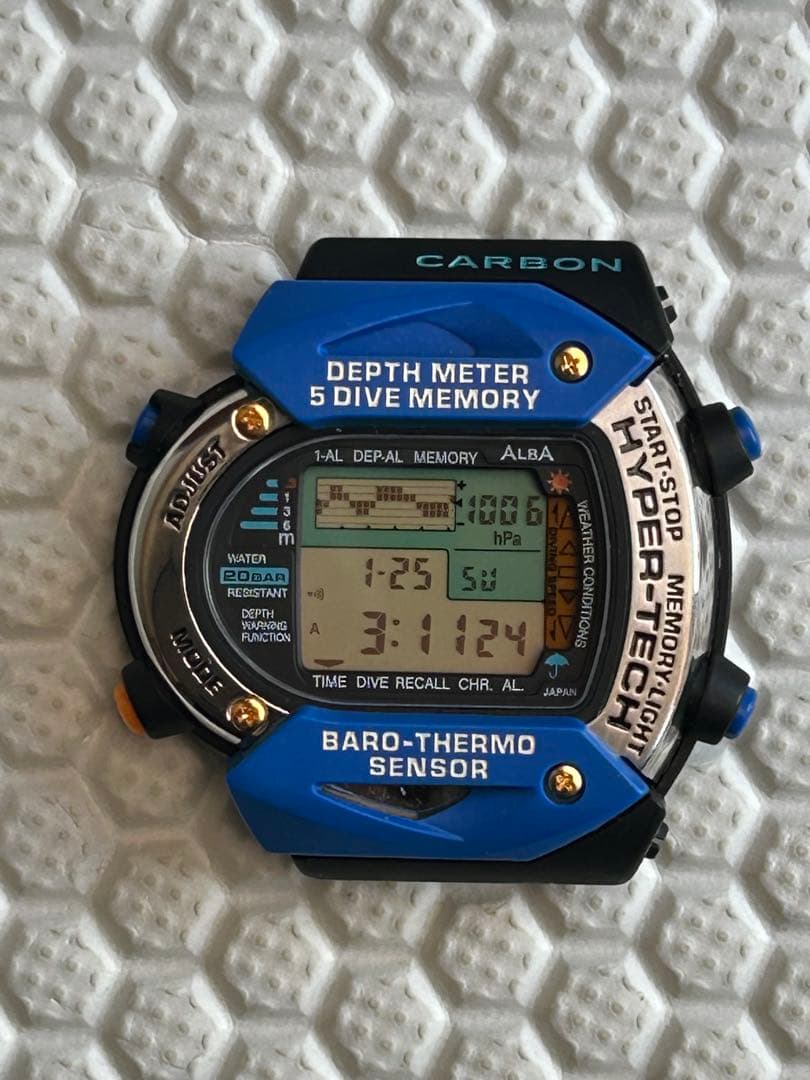 セイコー ALBA ハイパーテック W760-4A10 ベルト無 ジャンク扱い