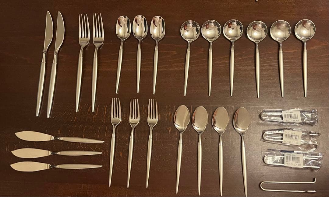 [LUCKY WOOD]ミルトア カトラリーセット　ラッキーウッド