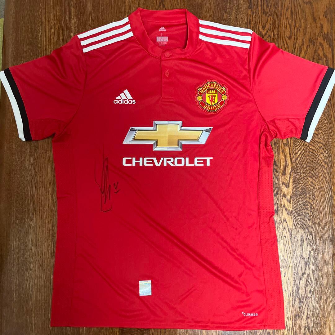 イブラヒモビッチ サイン入りユニフォーム マンチェスターユナイテッド 証明書付き