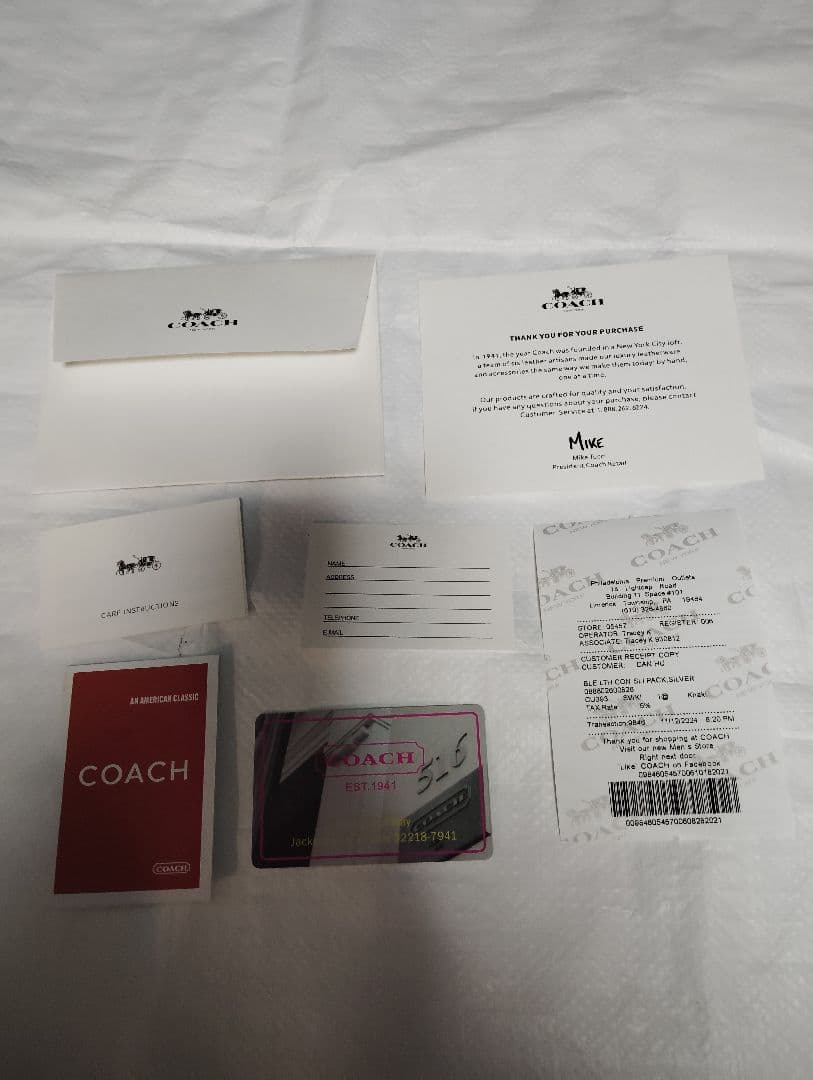 1/25まで大特価！新品　COACH 花と蝶 ショルダーバッグプラ袋布袋付