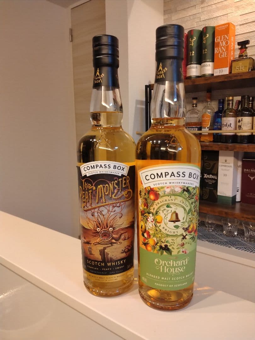 コンパスボックス オーチャードハウス、ピートモンスター2本セット