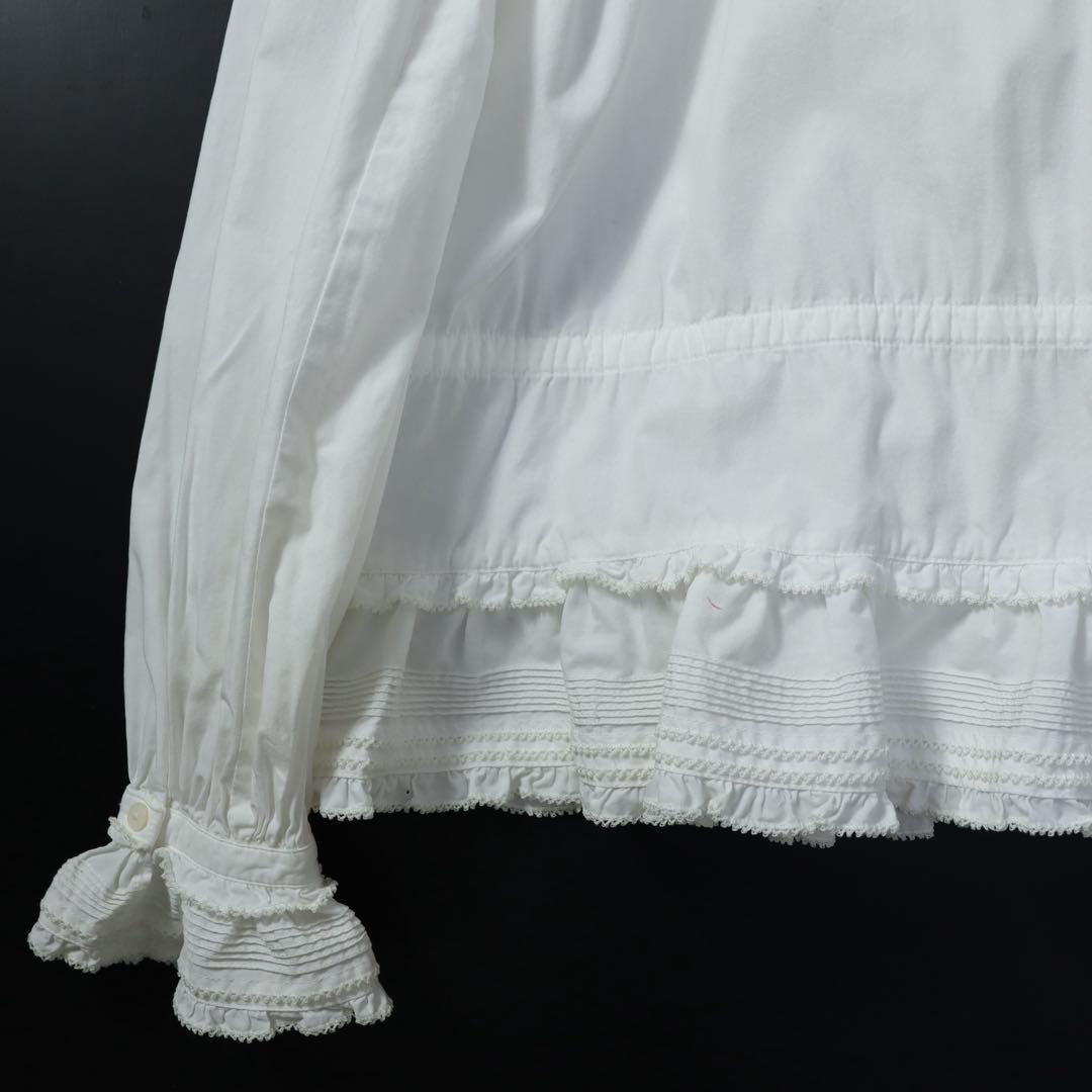 PINK HOUSE ピンクハウス　フリル　ブラウス　シャツ　白　ドレス