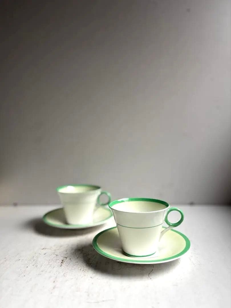 838 英国アンティーク Shelley シェリー カップ&ソーサー 2点組