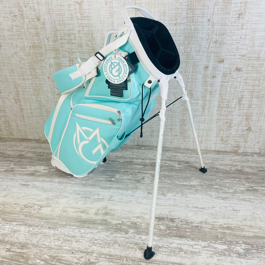【新品】OMNIX GOLF オムニックスゴルフ キャディバッグ　ミント