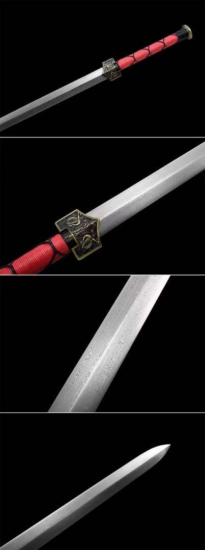 青古四獣漢剣20230470 古兵器 武具　刀装具　日本刀　模造刀 居合刀