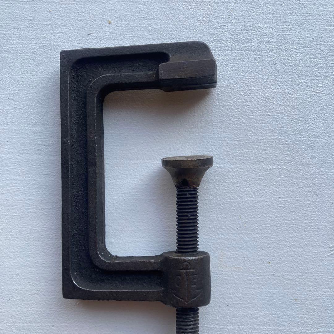 フランス製インダストリアルクランプビンテージ　作業用1940年代　アトリエ