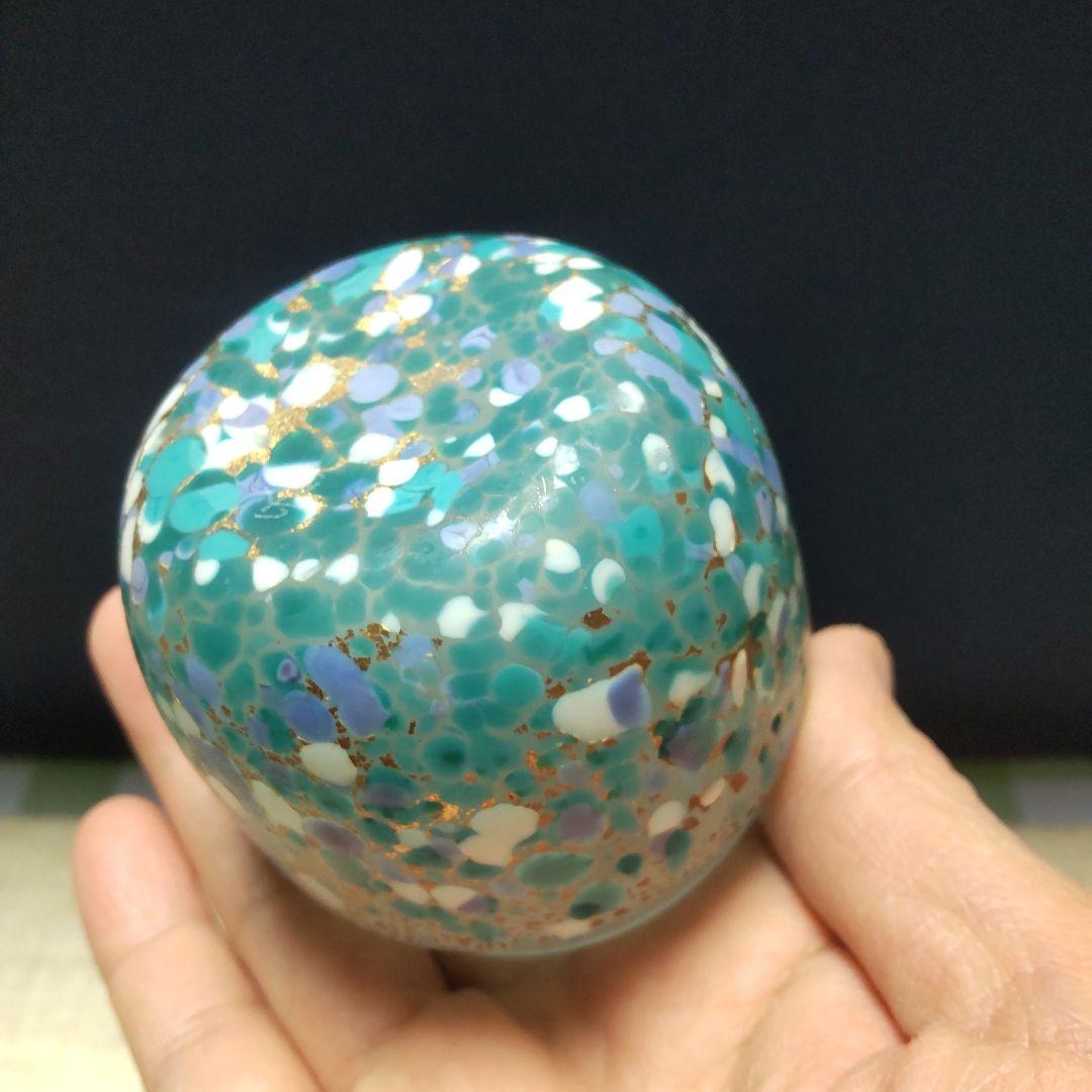 茶道具　津軽びいどろ　なつめ