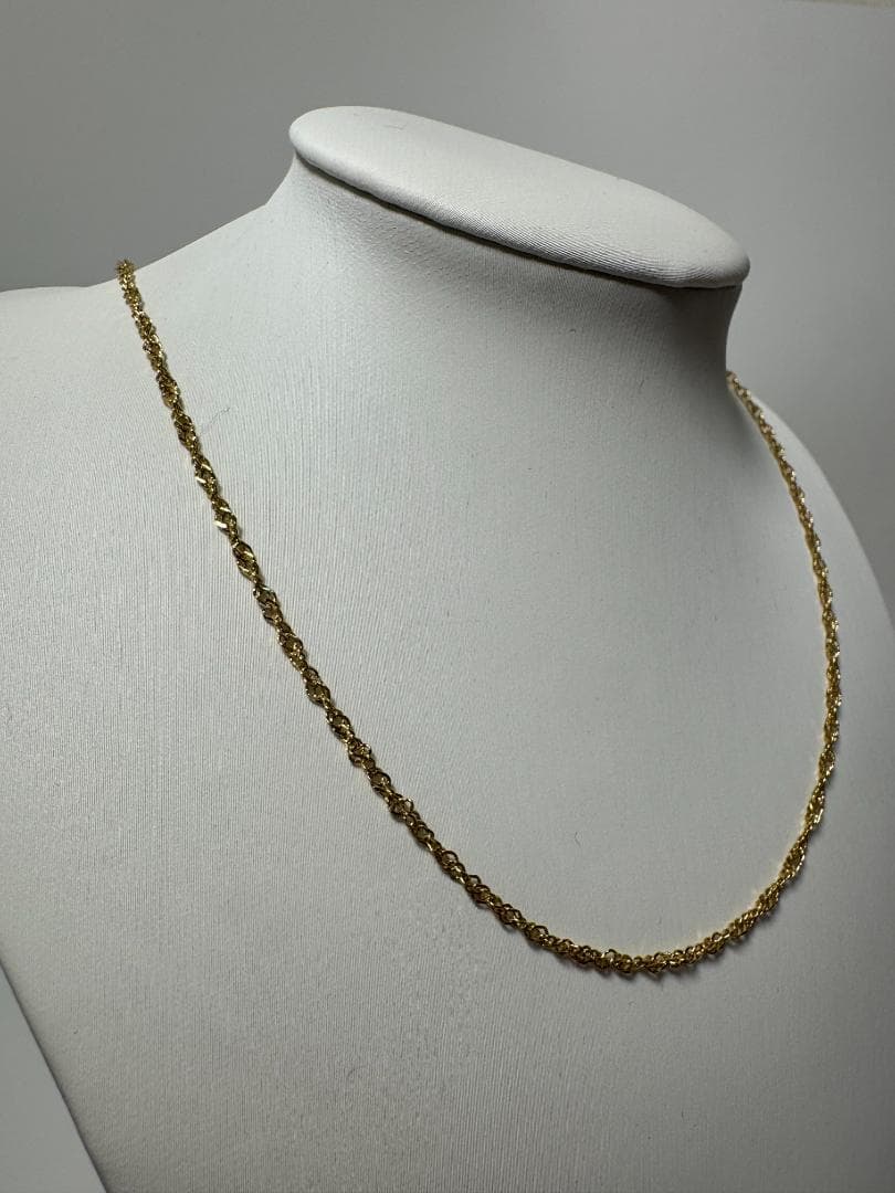 K18ゴールド リンクチェーン ネックレス2.07g