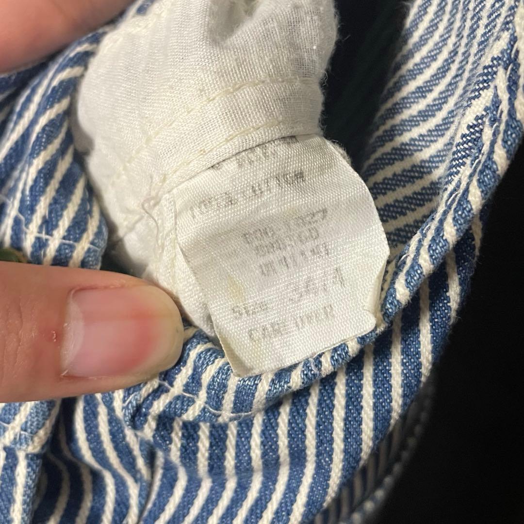 60〜70s Oshkosh ヒッコリーオーバーオール usa製