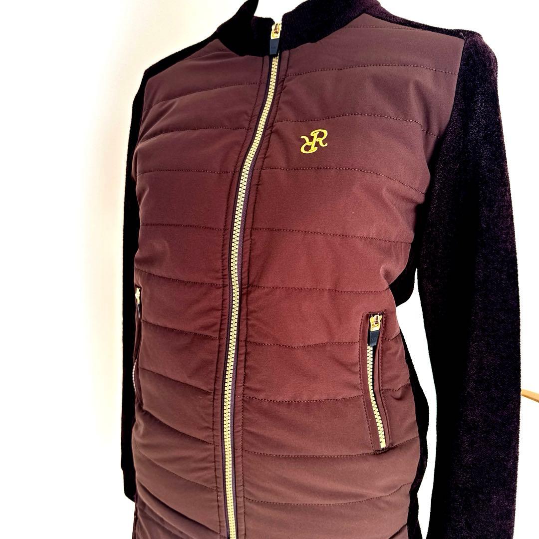 お値下げRESURRECTION★ニットコンビネーション パデットブルゾン