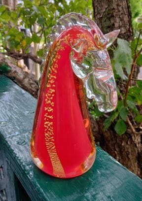 郷土玩具シリーズ27「 ＃ガラス工芸 」 馬像