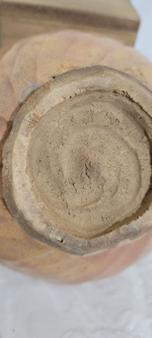 茶道具　時代物　萩焼　お茶碗　合わせ箱　骨董品、美術品