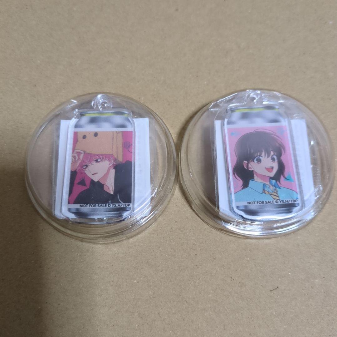 多聞くん今どっち！？ ラベル缶 アクリルキーホルダー 福原多聞 木下うたげ