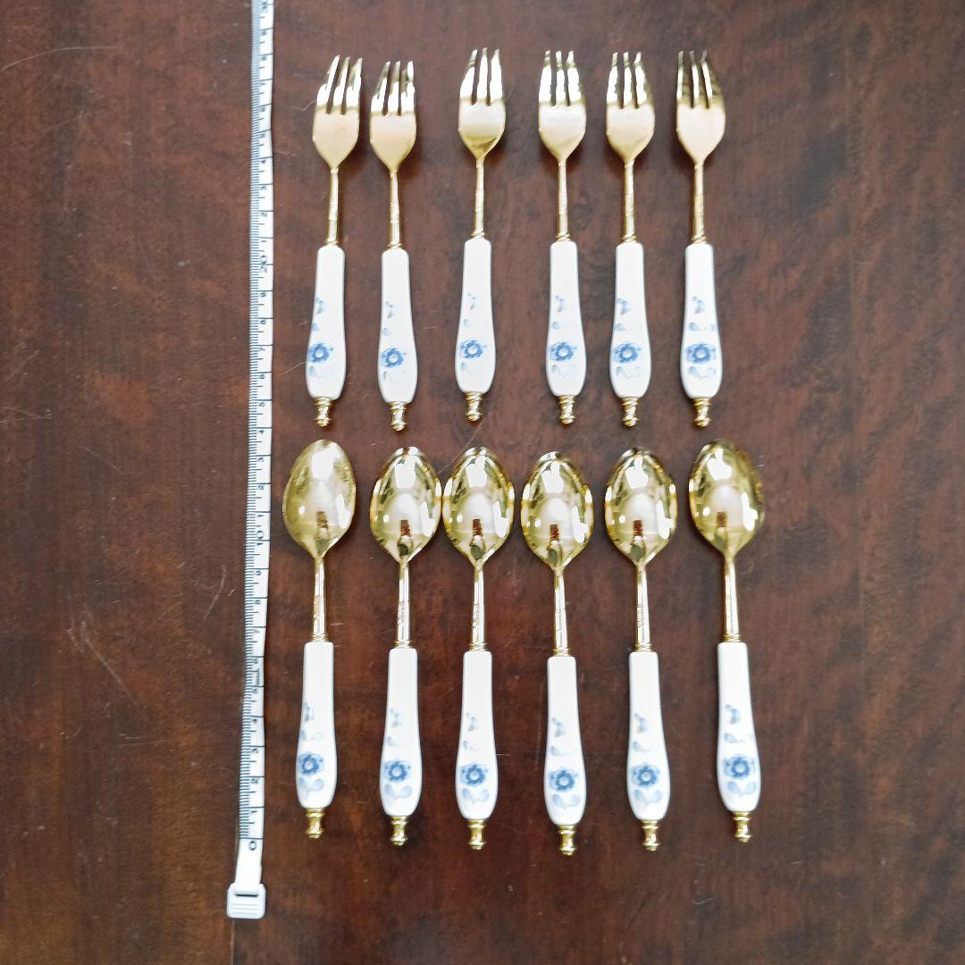 未使用　ナルミ　ティースプーン　フォーク　各6本セット