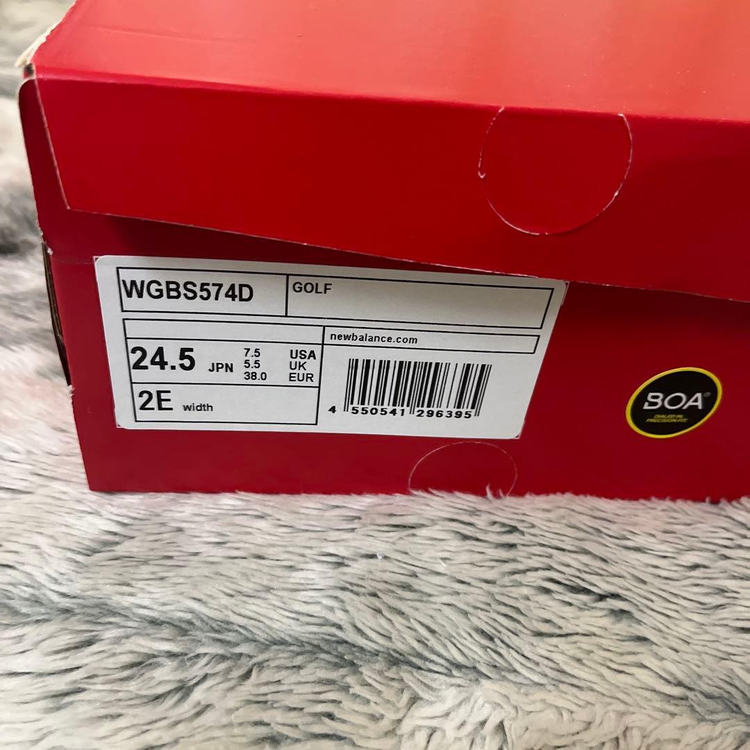ニューバランスゴルフレディースシューズ24.5センチ
