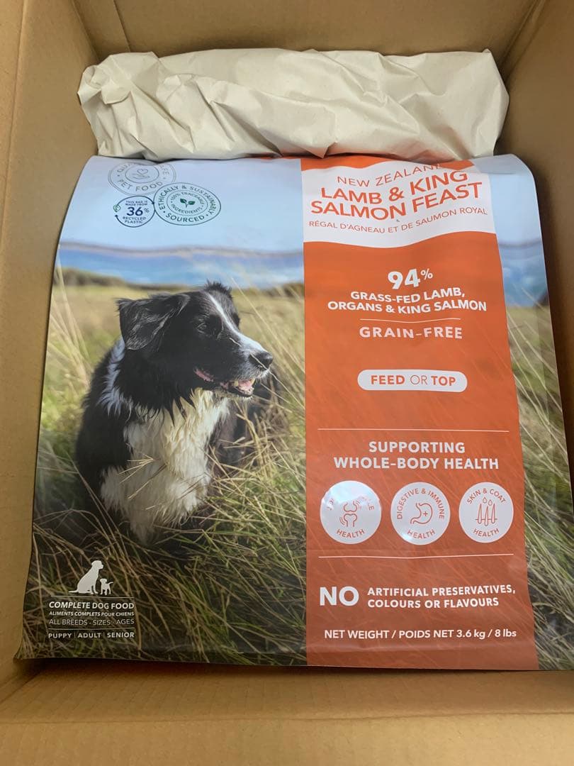 K9ナチュラル　ラム&キングサーモン3.6キロ
