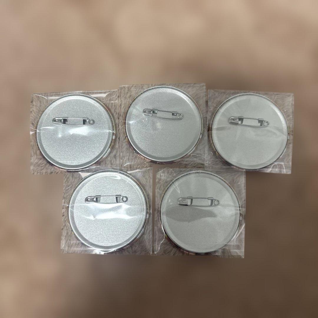 天馬司 グリッター缶バッジ 8B 5点セット