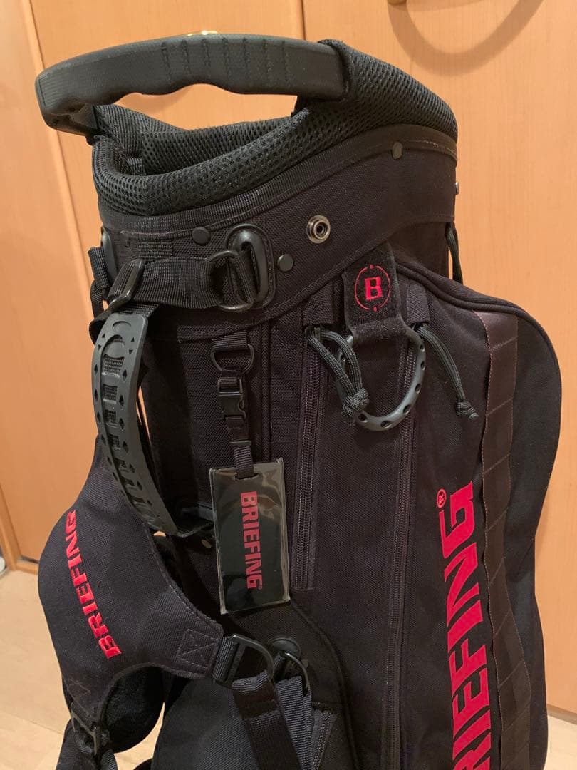 BRIEFING スタンド付きゴルフバッグ ブラック