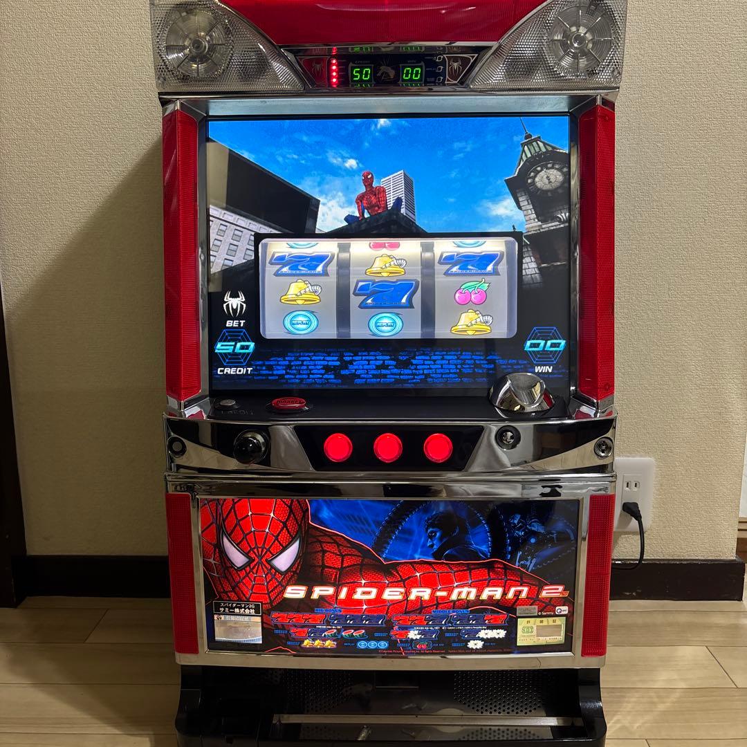 スロット実機　レア台　スパイダーマン2G