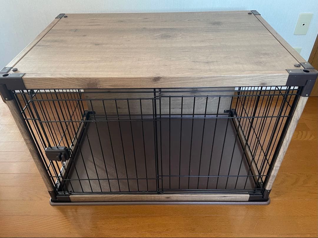 ほぼ未使用 美品☆ 犬 ケージ DCM ウッディサークル ミニケージ他おまけ付き