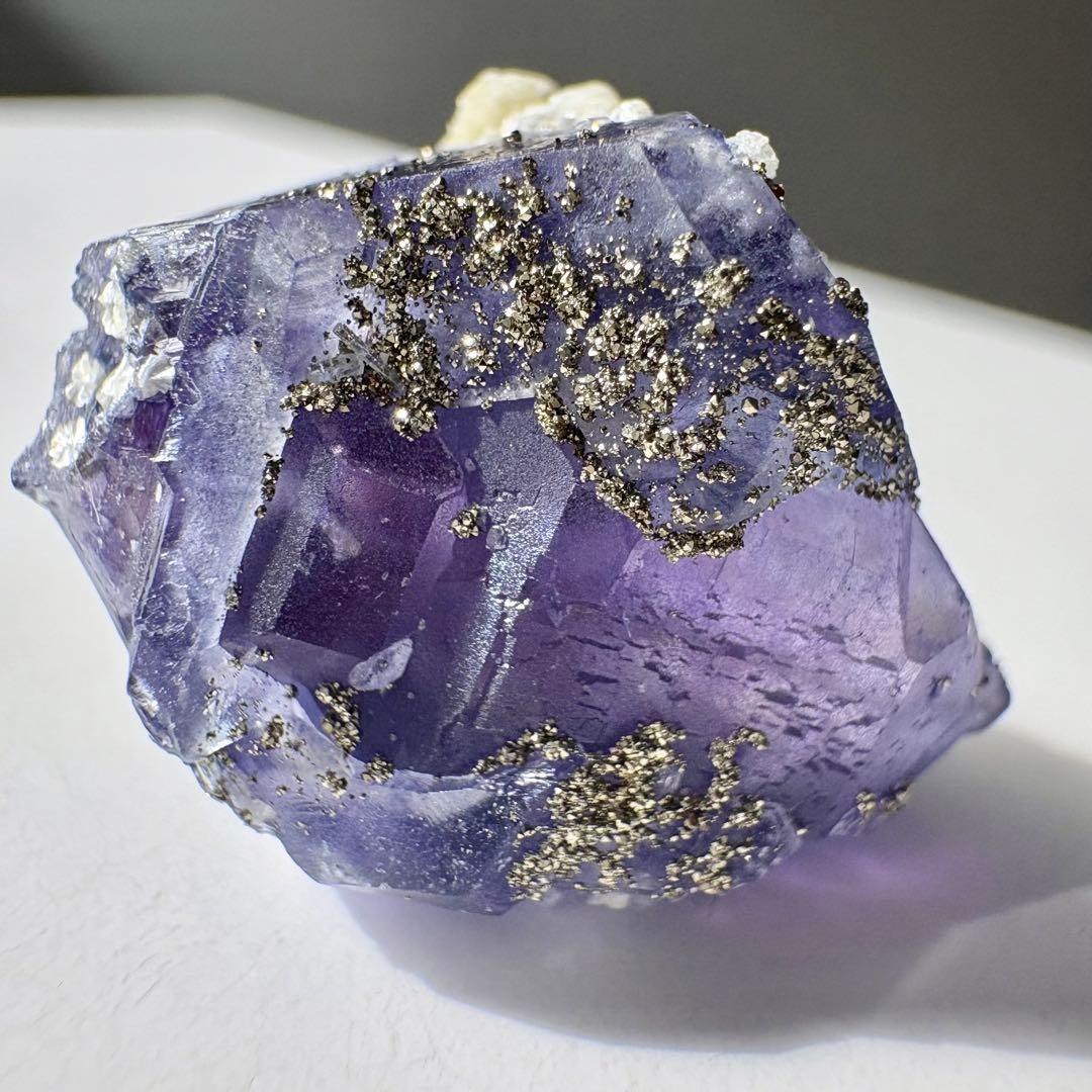 515 中国 内モンゴル産 レアタイプ フローライト&パイライト