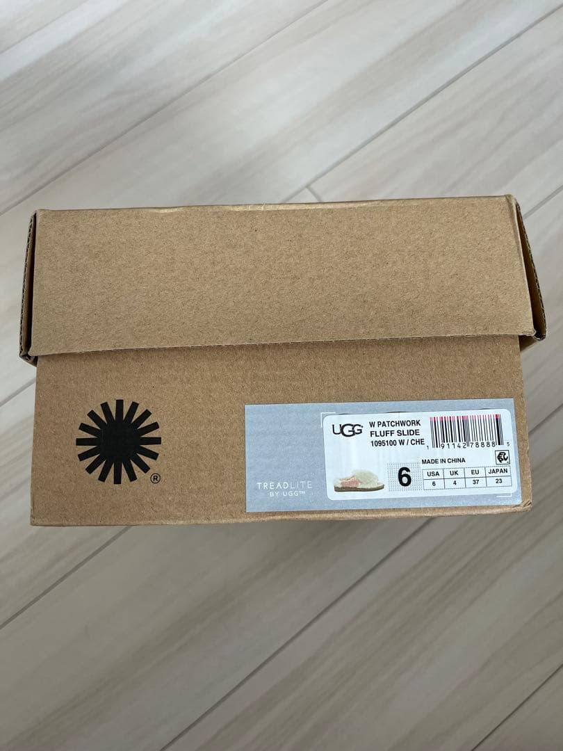 希少新品未使用♬UGG W DIANE WISP ファーサンダル ピンクシューズ