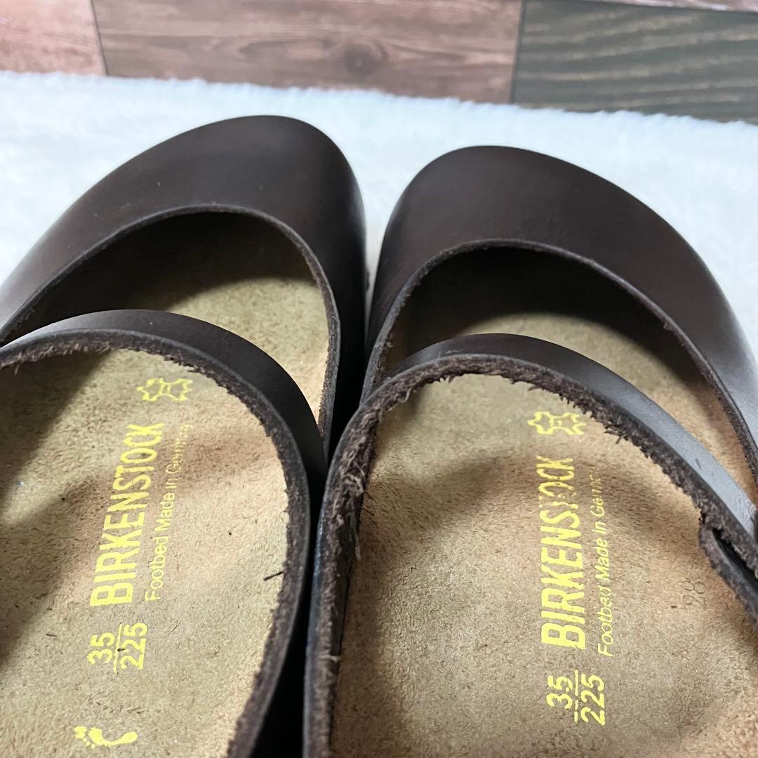 美品 ビルケンシュトック MANTOVA メリージェーン レザー シューズ 35