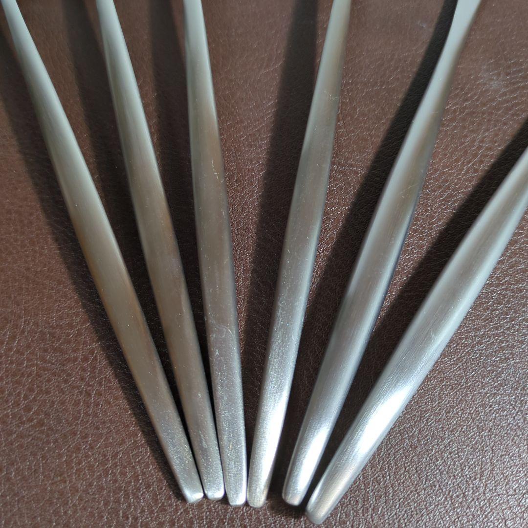 cutipol クチポール　ムーン　moon マットシルバーディナー6本セット