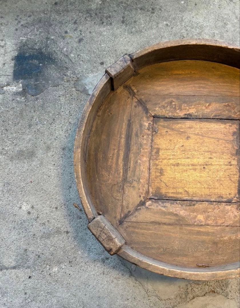 1900年代初頭 インド古木円卓 チャクラ