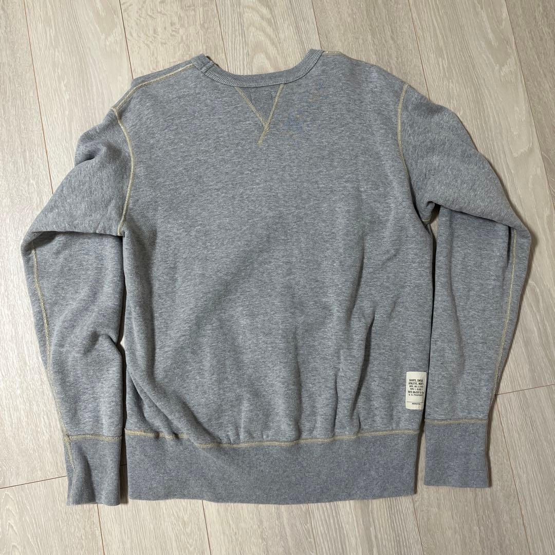 トイズマッコイ USAF スウェット 42 グレー　美品　両Ｖ