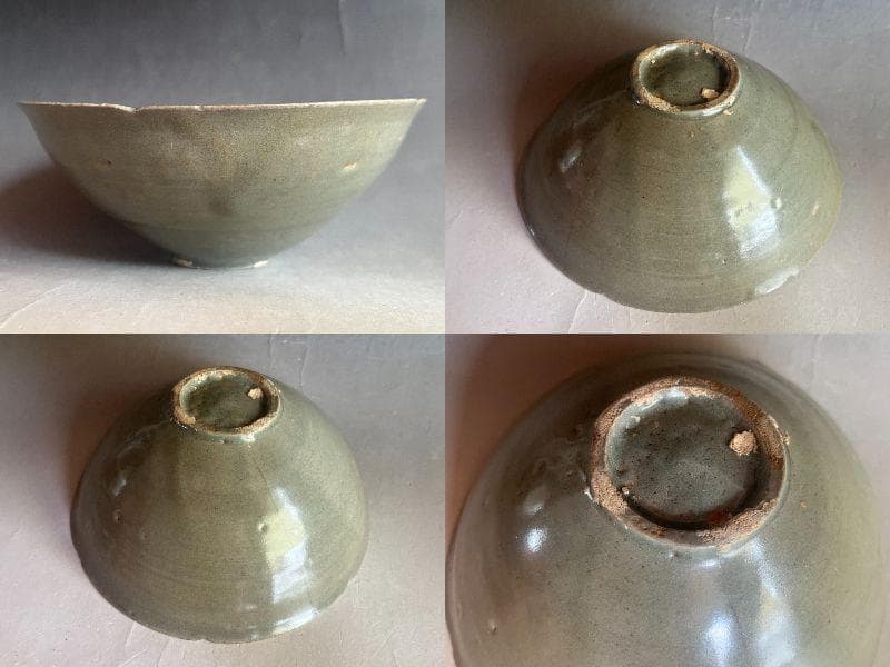 鉢■李朝 高麗李朝時代 高麗青磁 菓子器 大鉢 古玩 唐物 時代物 骨董品■
