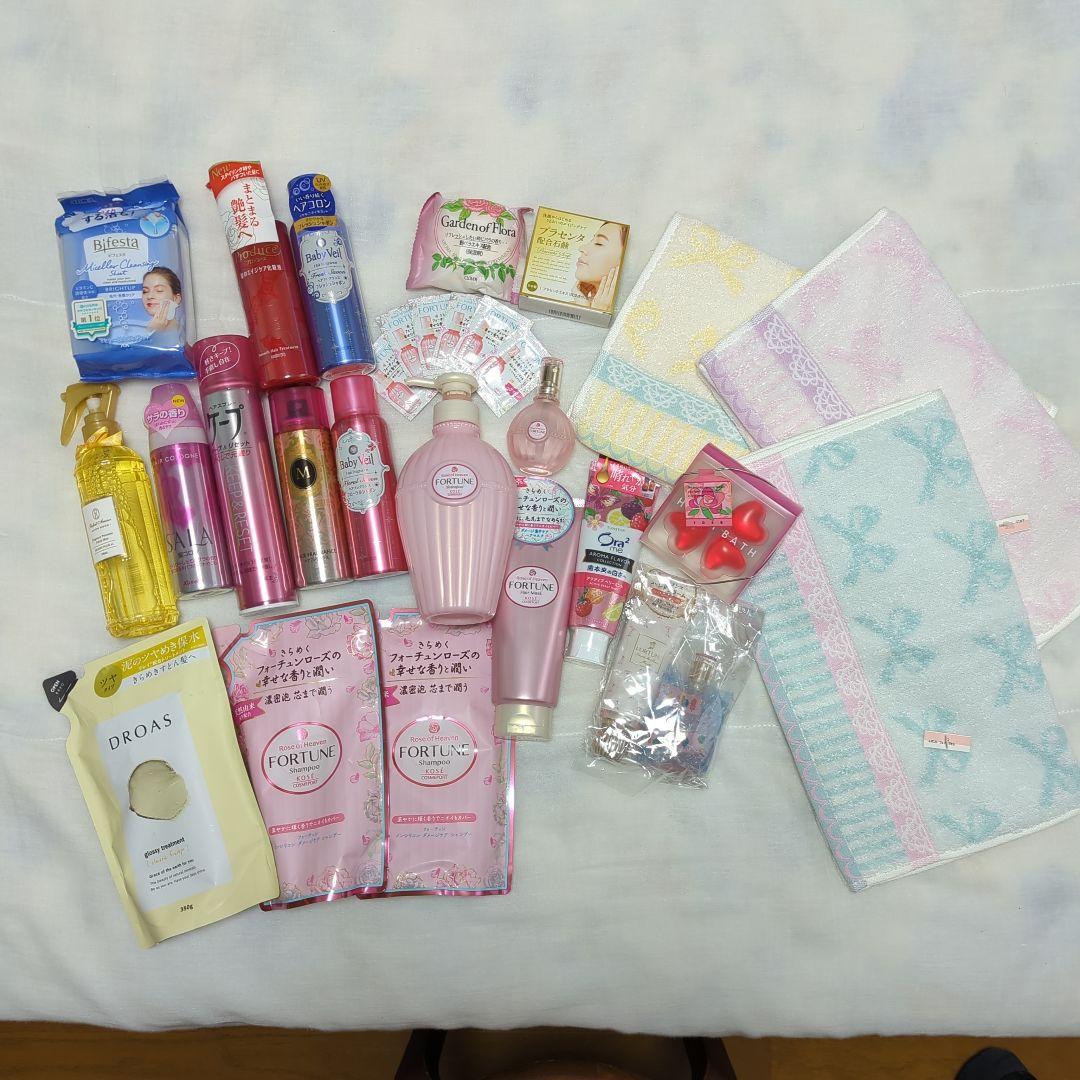 フォーチュンRhシャンプー　ヘアケアセット　 マンダムベビーベール　サラコロン