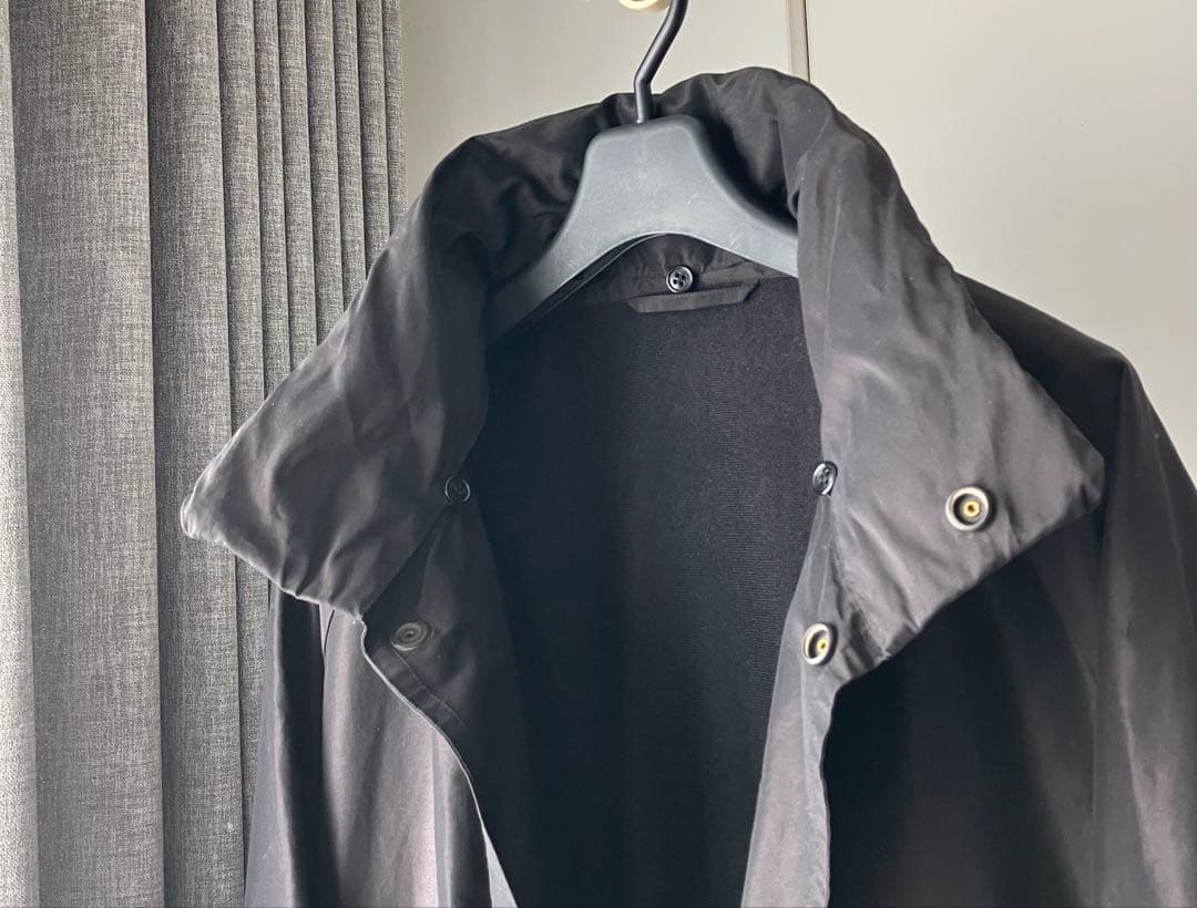 COMOLI コモリ 23AW コットンシルク フーデッドコート size3