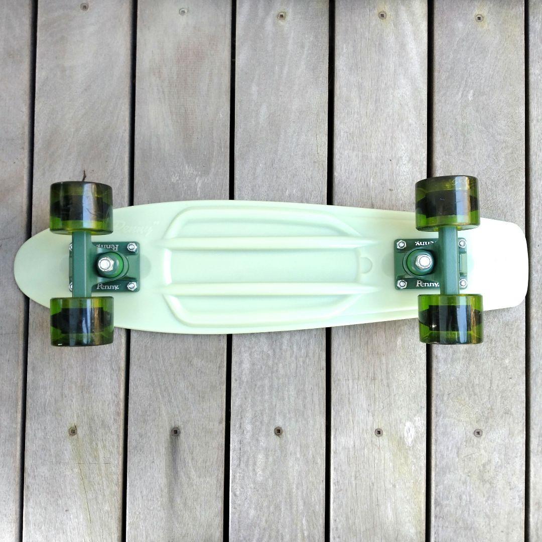 Penny 22インチ スケートボード クリアグリーン