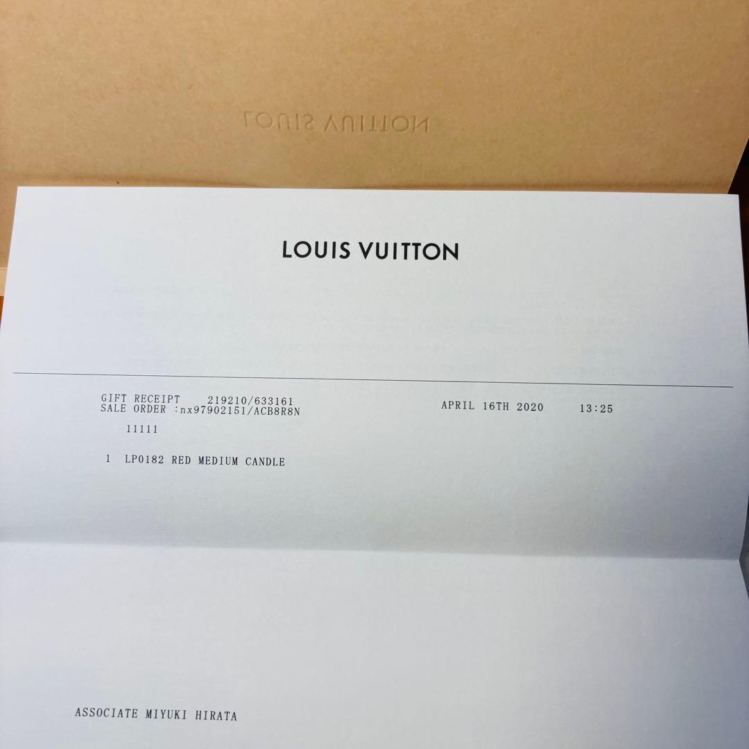 LOUIS VUITTON ルイヴィトン アロマキャンドル RED