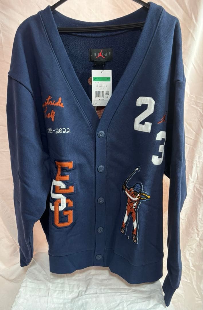 イーストサイドゴルフ×ジョーダン コットンカーディガン NIKE USサイズXL