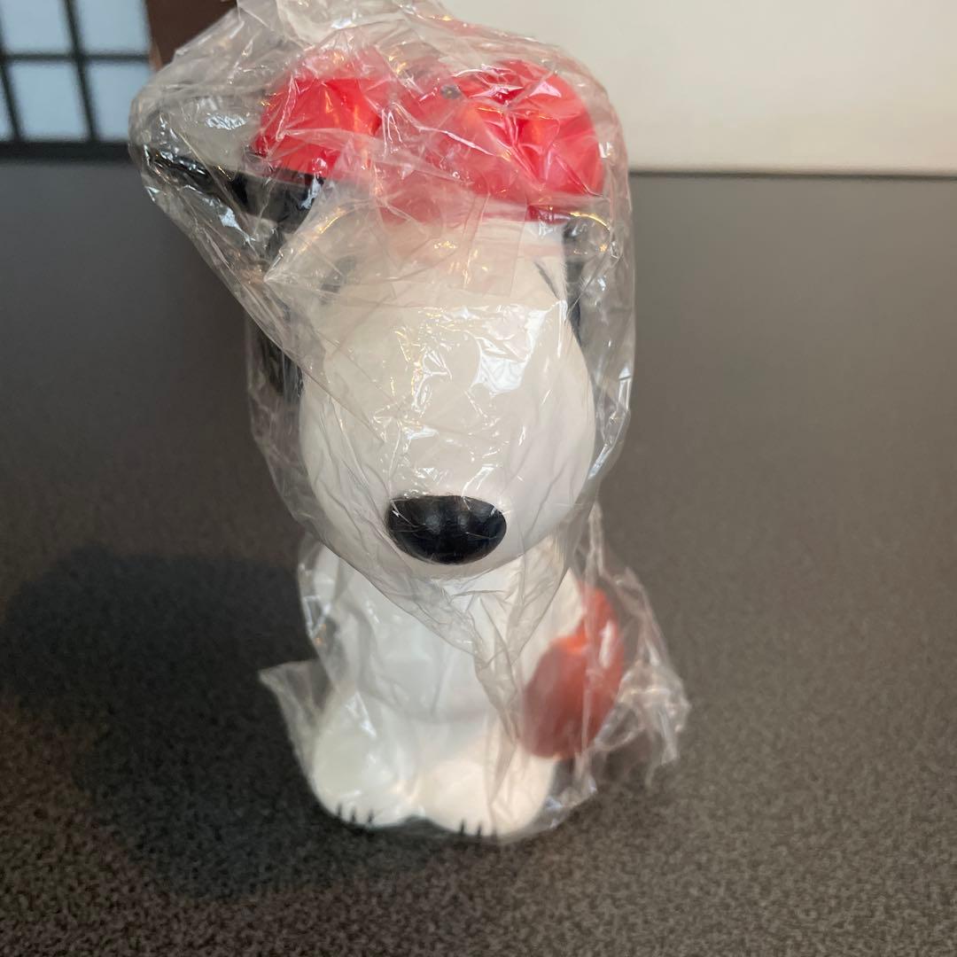 スヌーピー 貯金箱 ソフビ