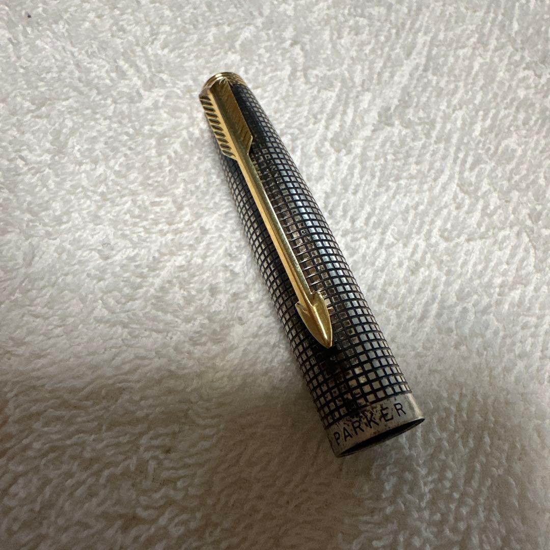 14K パーカー STERLING SILVER 万年筆 USA