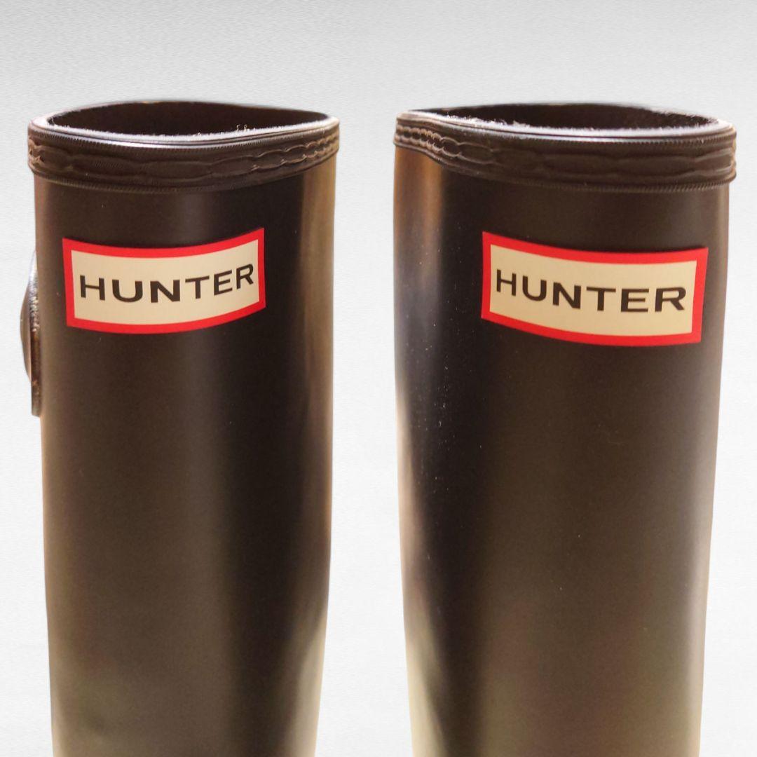 美品 HUNTER ハンター オリジナル トール レイン ブーツ ロング UK6