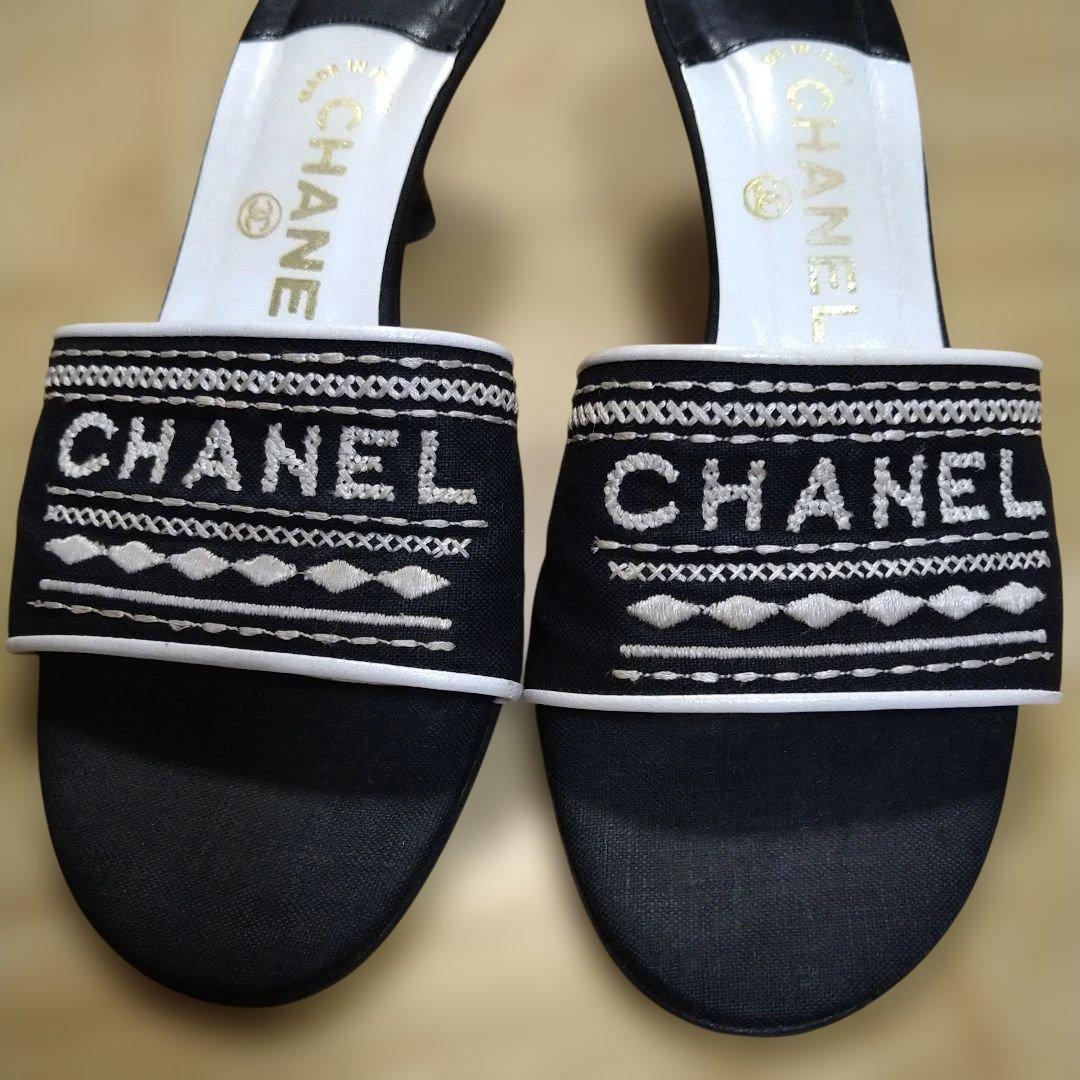 確実正規品！レア　シャネルミュール　シャネルサンダル　シャネル靴　CHANEL