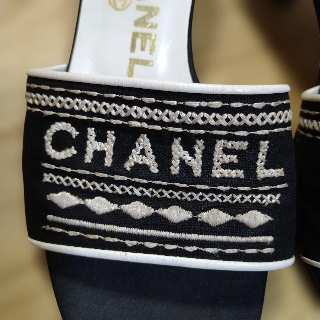 確実正規品！レア　シャネルミュール　シャネルサンダル　シャネル靴　CHANEL
