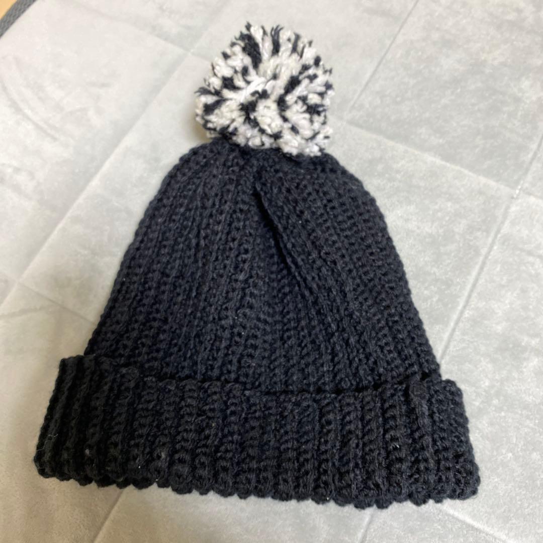 【美品】ellesse 赤 スキーウェア ニット帽付き