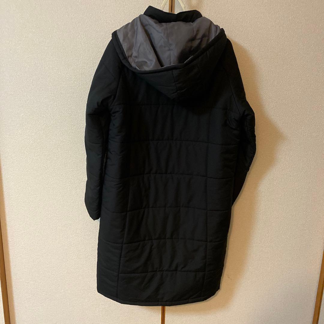 Nike フード付きロングベンチコート