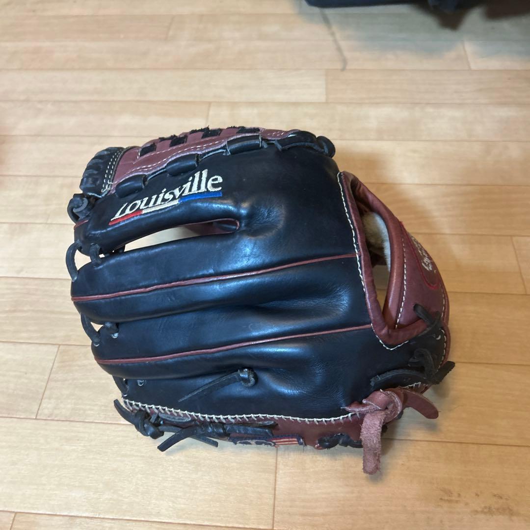 Louisville Slugger 硬式グローブ 黒茶