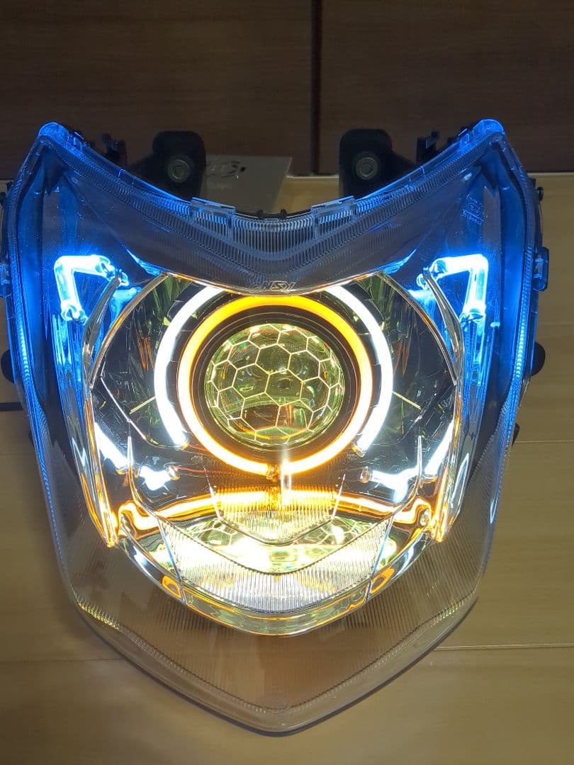 LED シグナスX 4型 カラー変更可能 ヘッドライト sea5j sed8j