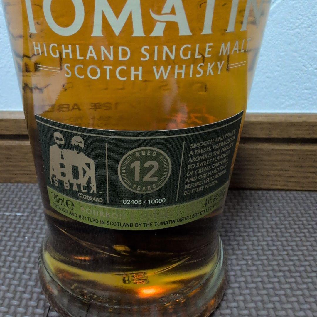 TOMATIN 12年 あぶない刑事　ウイスキー